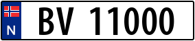 Truck License Plate